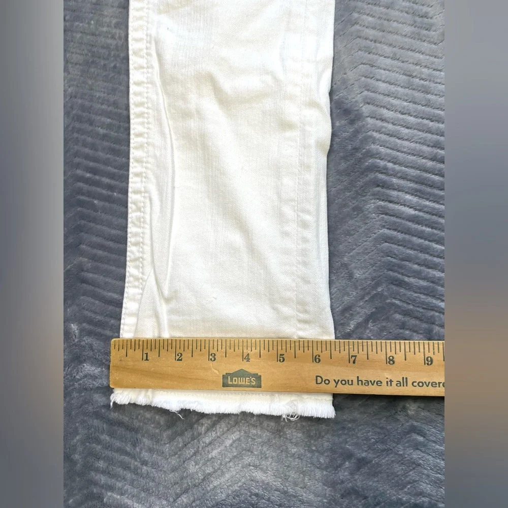 Women’s Rock Revival Amy‎ Capri Jeans White 26